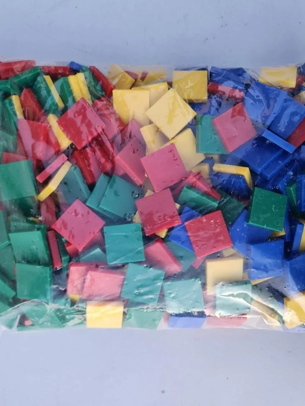 NEW 400 Square Color Tiles Math Manipulatives Sorting Stacking Comparing Blocks